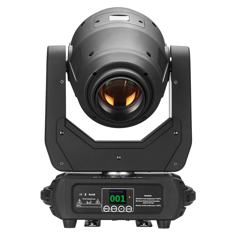 LED Moving Head:Beam Spot Wash 3-in-1, linear zoom, 250W White LED